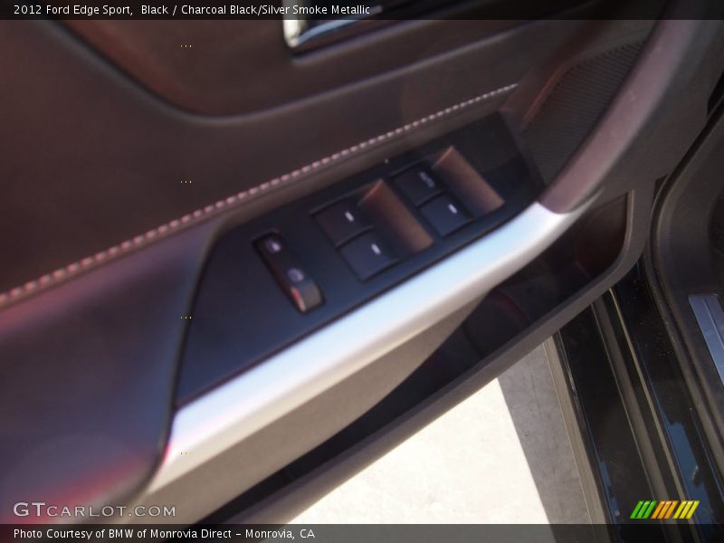Black / Charcoal Black/Silver Smoke Metallic 2012 Ford Edge Sport