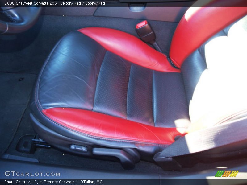Victory Red / Ebony/Red 2008 Chevrolet Corvette Z06