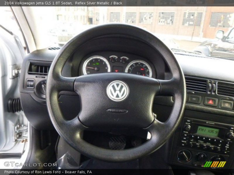 Reflex Silver Metallic / Black 2004 Volkswagen Jetta GLS 1.8T Sedan