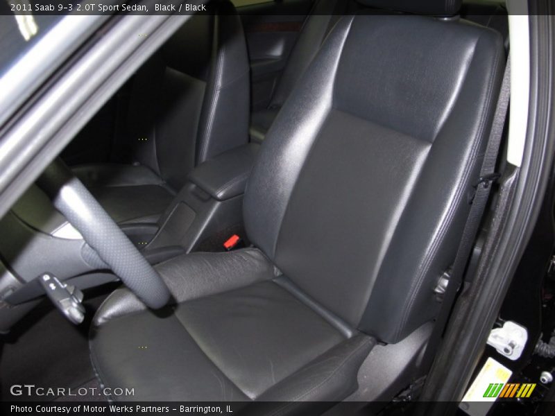 Black / Black 2011 Saab 9-3 2.0T Sport Sedan