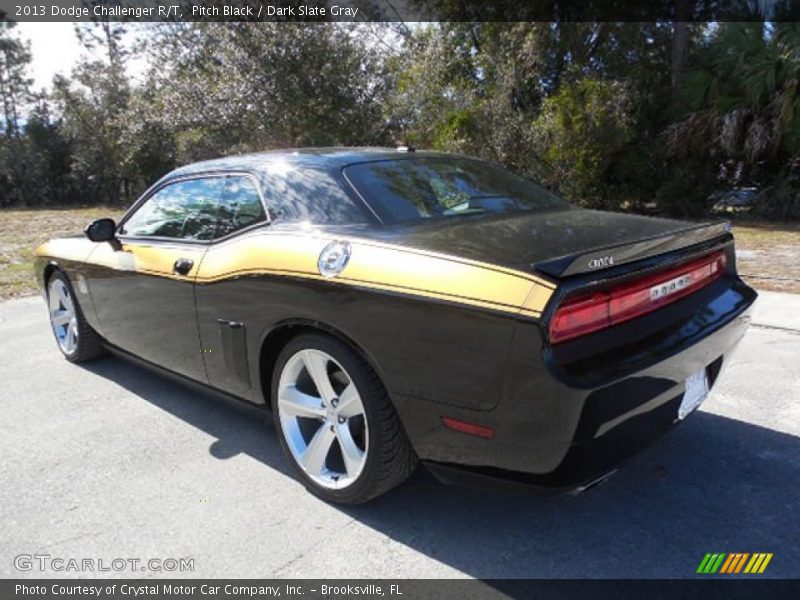 Pitch Black / Dark Slate Gray 2013 Dodge Challenger R/T