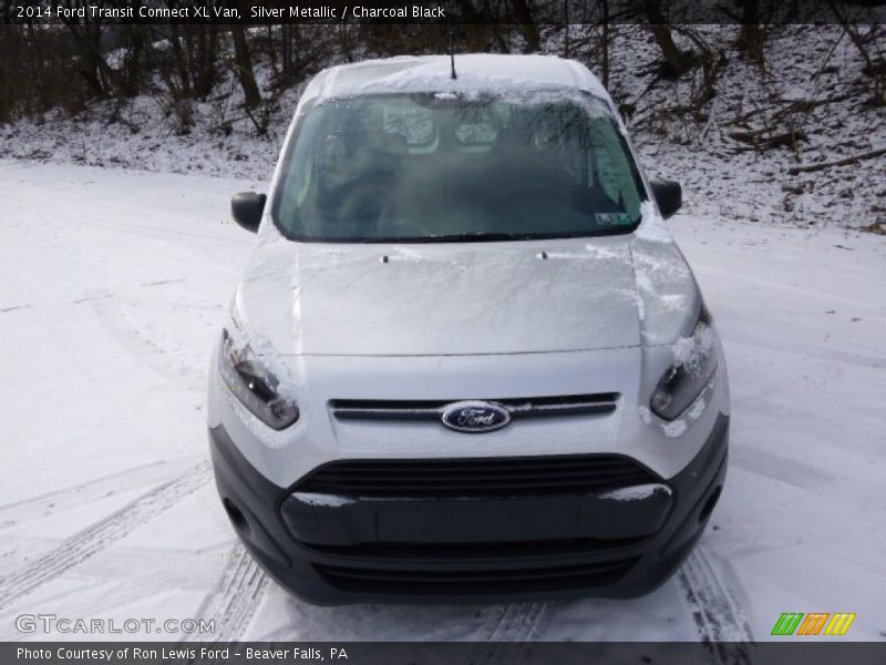 Silver Metallic / Charcoal Black 2014 Ford Transit Connect XL Van