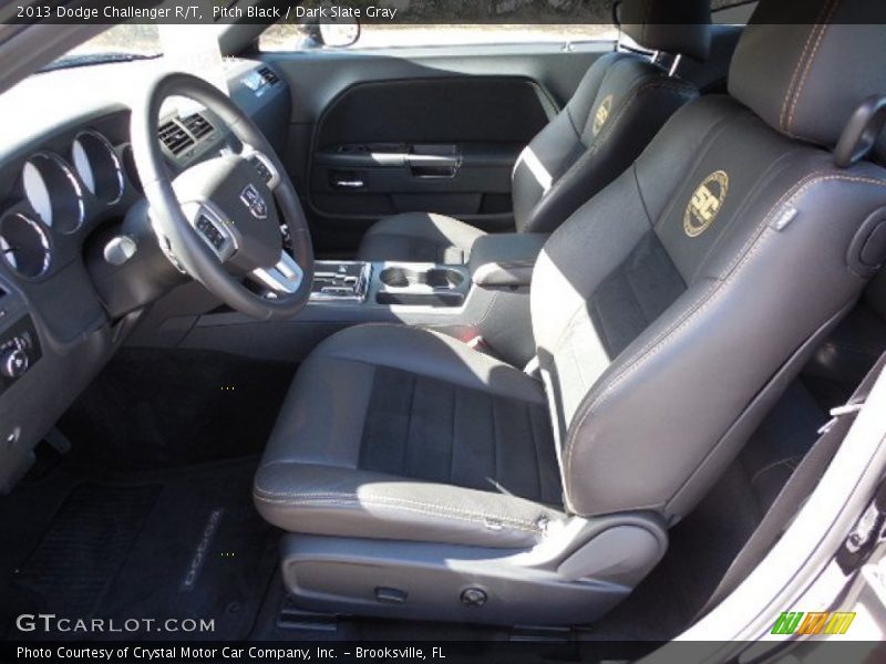 Pitch Black / Dark Slate Gray 2013 Dodge Challenger R/T