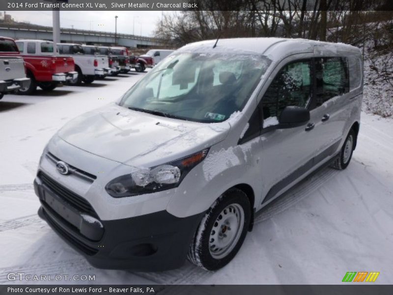 Silver Metallic / Charcoal Black 2014 Ford Transit Connect XL Van
