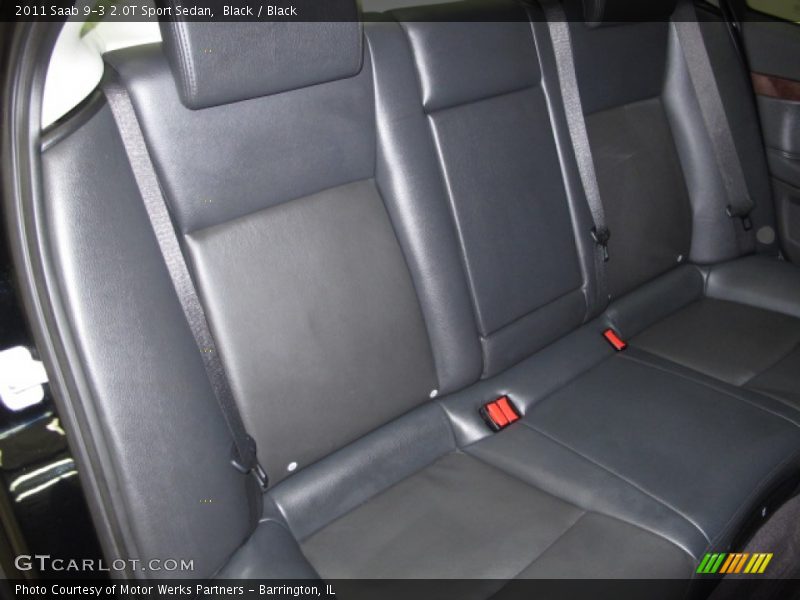 Black / Black 2011 Saab 9-3 2.0T Sport Sedan