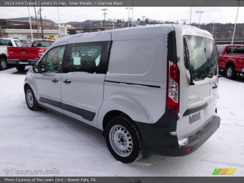 Silver Metallic / Charcoal Black 2014 Ford Transit Connect XL Van