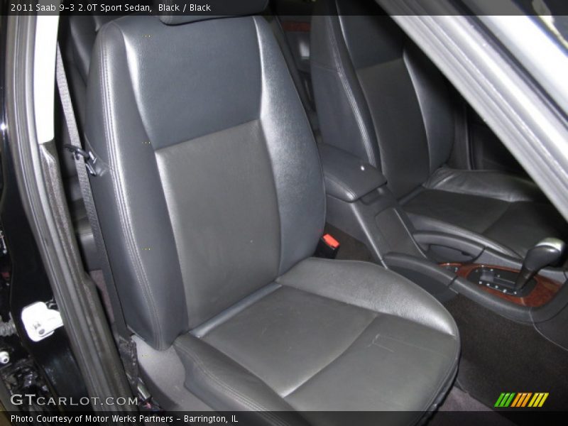 Black / Black 2011 Saab 9-3 2.0T Sport Sedan