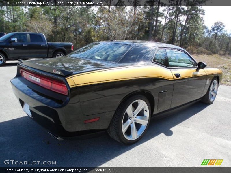 Pitch Black / Dark Slate Gray 2013 Dodge Challenger R/T