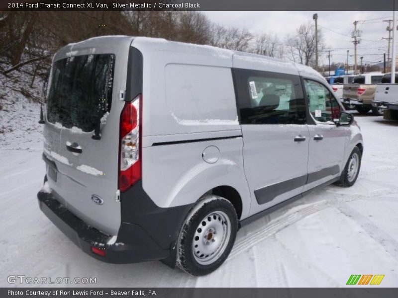 Silver Metallic / Charcoal Black 2014 Ford Transit Connect XL Van