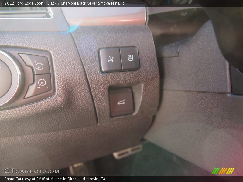 Black / Charcoal Black/Silver Smoke Metallic 2012 Ford Edge Sport