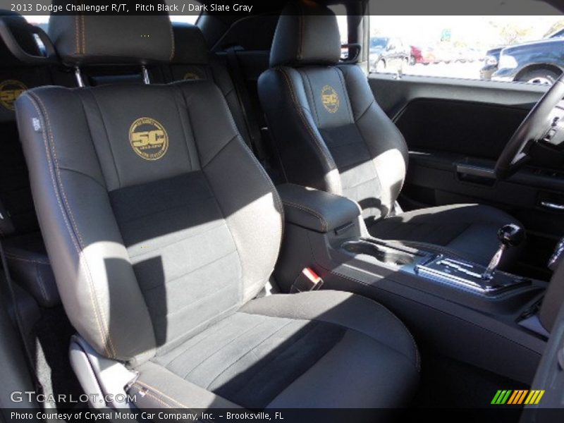 Pitch Black / Dark Slate Gray 2013 Dodge Challenger R/T
