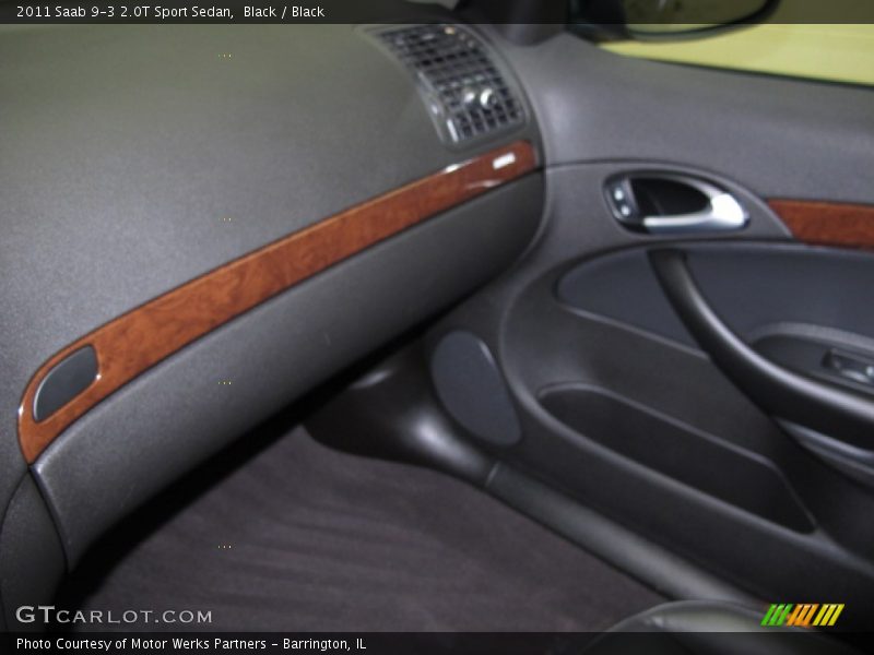 Black / Black 2011 Saab 9-3 2.0T Sport Sedan