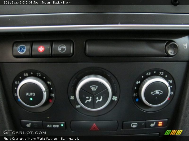 Black / Black 2011 Saab 9-3 2.0T Sport Sedan