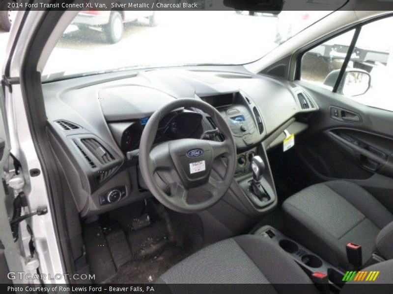 Silver Metallic / Charcoal Black 2014 Ford Transit Connect XL Van