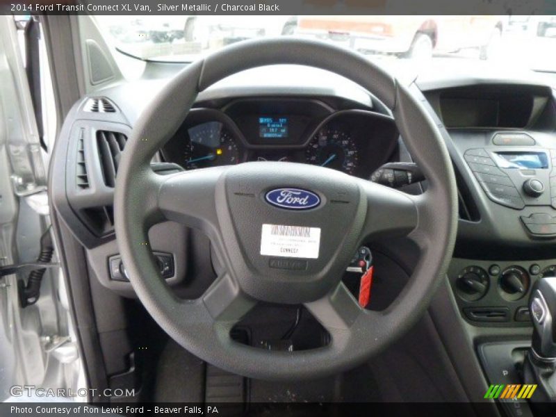 Silver Metallic / Charcoal Black 2014 Ford Transit Connect XL Van