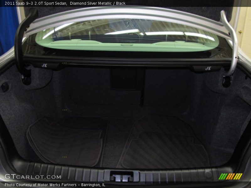 Diamond Silver Metallic / Black 2011 Saab 9-3 2.0T Sport Sedan