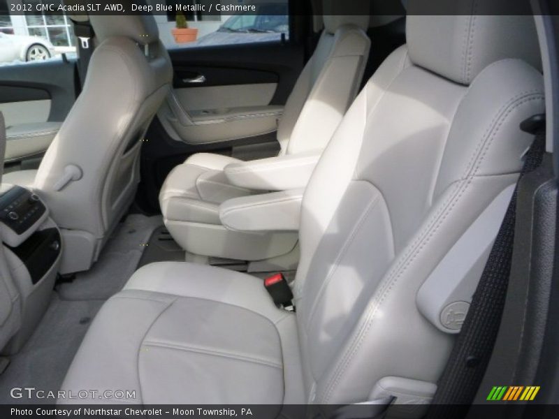 Deep Blue Metallic / Cashmere 2012 GMC Acadia SLT AWD