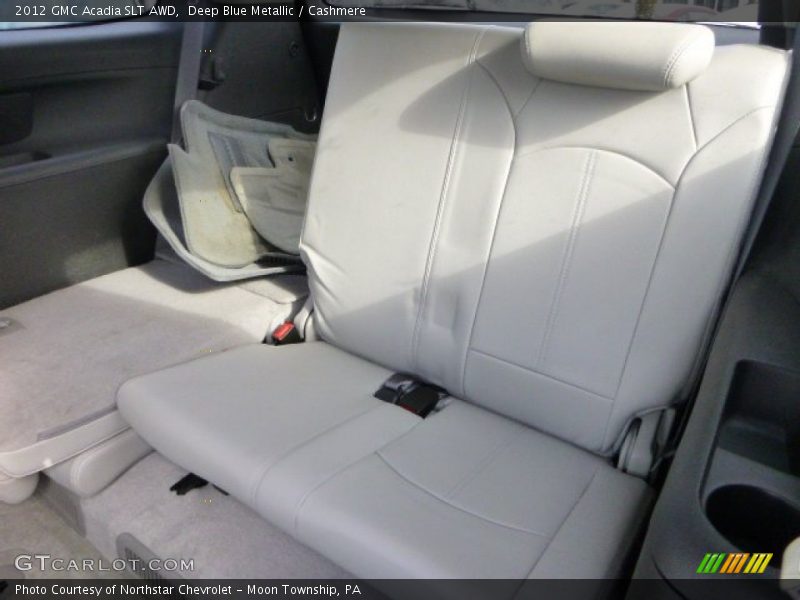 Deep Blue Metallic / Cashmere 2012 GMC Acadia SLT AWD