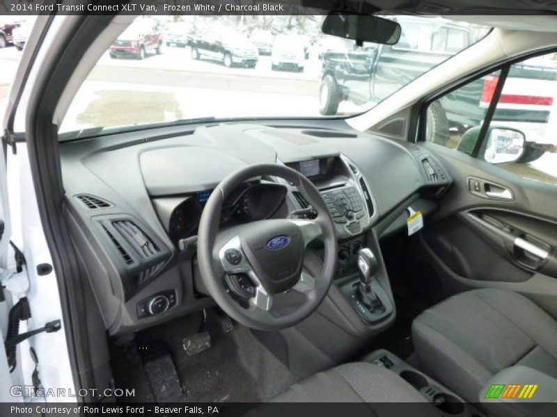 Charcoal Black Interior - 2014 Transit Connect XLT Van 