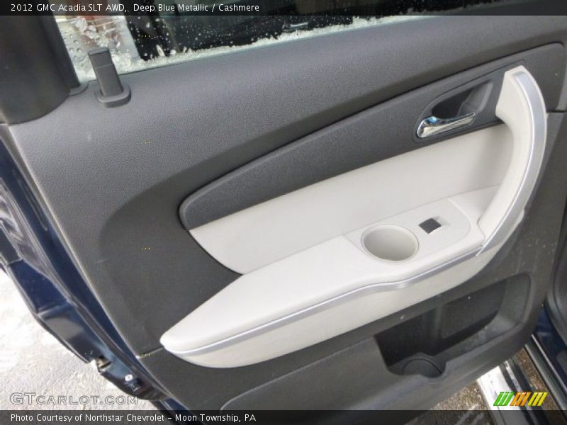 Deep Blue Metallic / Cashmere 2012 GMC Acadia SLT AWD