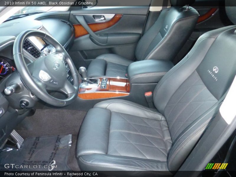 Front Seat of 2010 FX 50 AWD