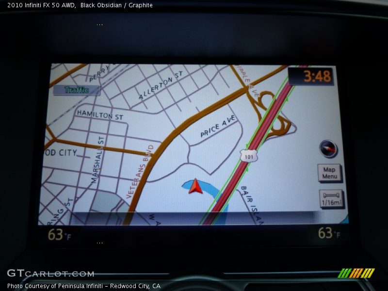 Black Obsidian / Graphite 2010 Infiniti FX 50 AWD