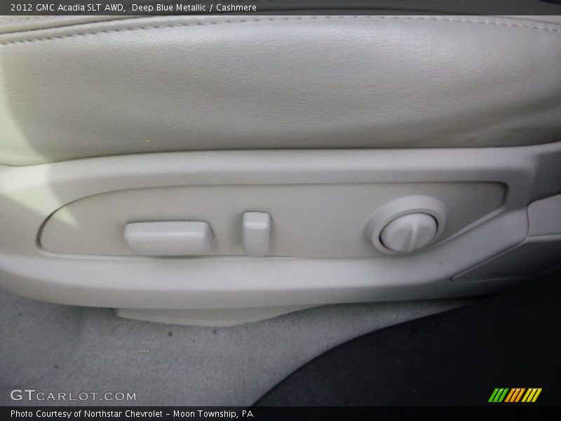 Deep Blue Metallic / Cashmere 2012 GMC Acadia SLT AWD