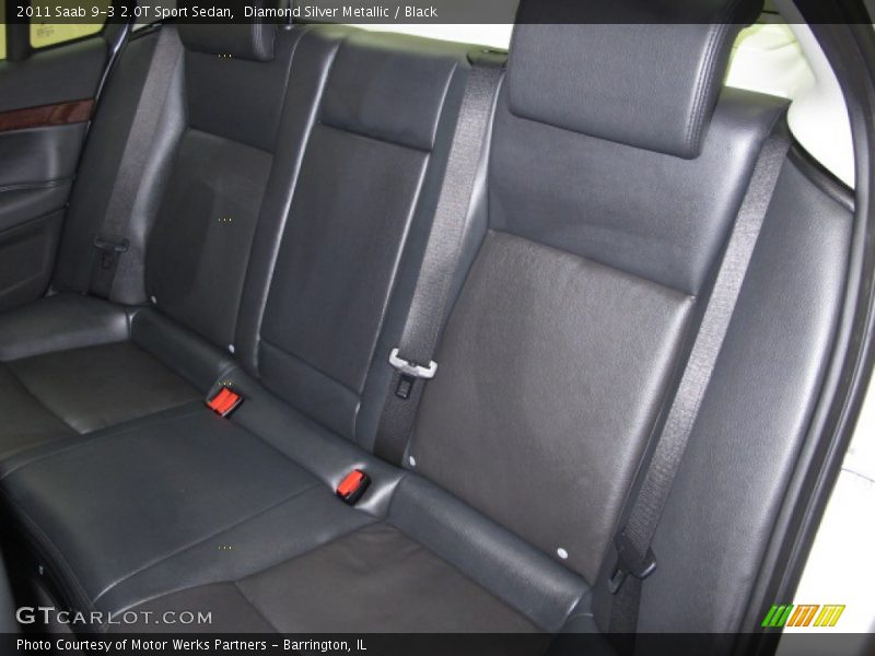Diamond Silver Metallic / Black 2011 Saab 9-3 2.0T Sport Sedan
