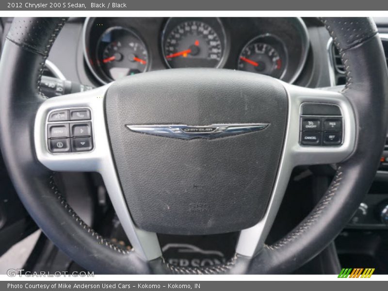 Black / Black 2012 Chrysler 200 S Sedan
