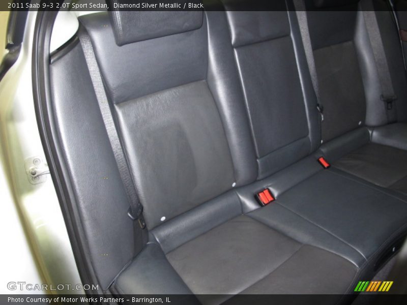 Diamond Silver Metallic / Black 2011 Saab 9-3 2.0T Sport Sedan