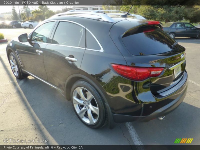 Black Obsidian / Graphite 2010 Infiniti FX 50 AWD