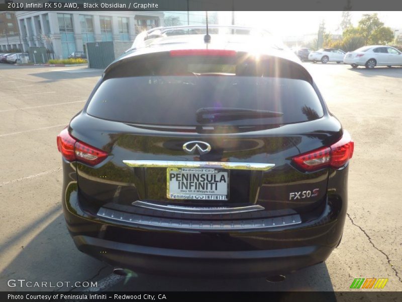 Black Obsidian / Graphite 2010 Infiniti FX 50 AWD