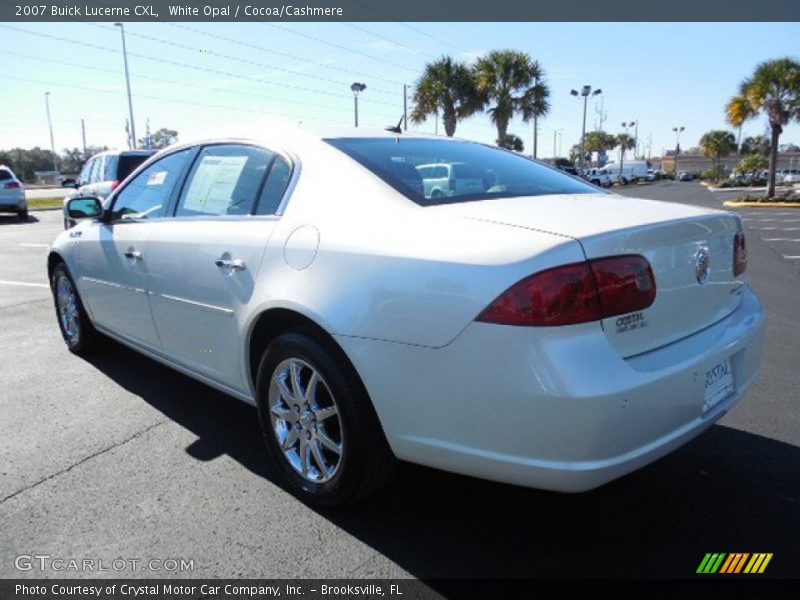 White Opal / Cocoa/Cashmere 2007 Buick Lucerne CXL