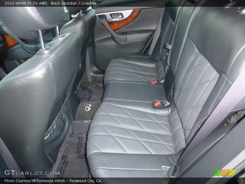 Rear Seat of 2010 FX 50 AWD