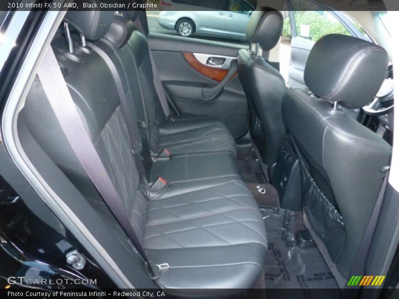 Rear Seat of 2010 FX 50 AWD