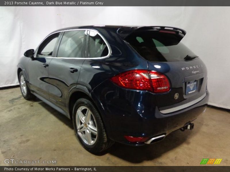 Dark Blue Metallic / Platinum Grey 2013 Porsche Cayenne