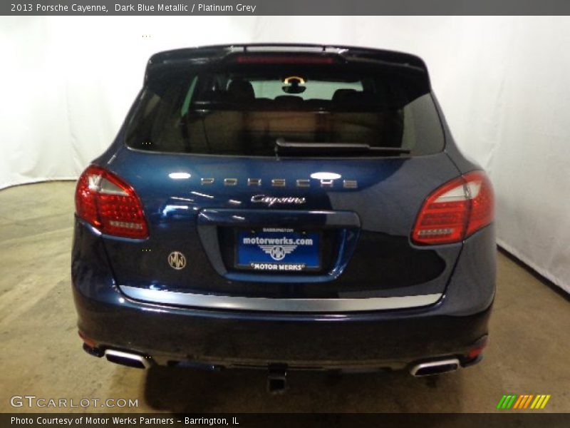 Dark Blue Metallic / Platinum Grey 2013 Porsche Cayenne