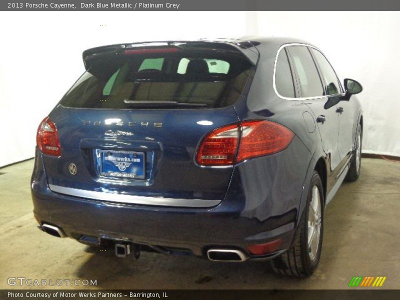 Dark Blue Metallic / Platinum Grey 2013 Porsche Cayenne