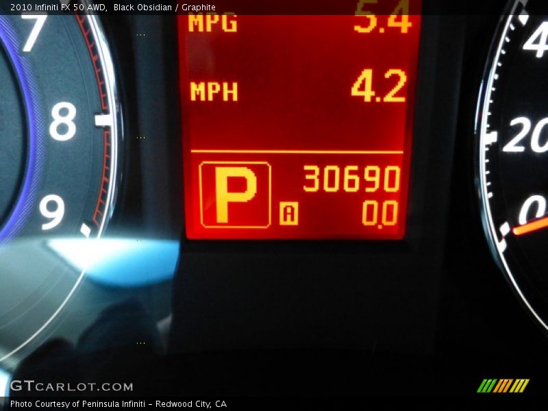 Black Obsidian / Graphite 2010 Infiniti FX 50 AWD
