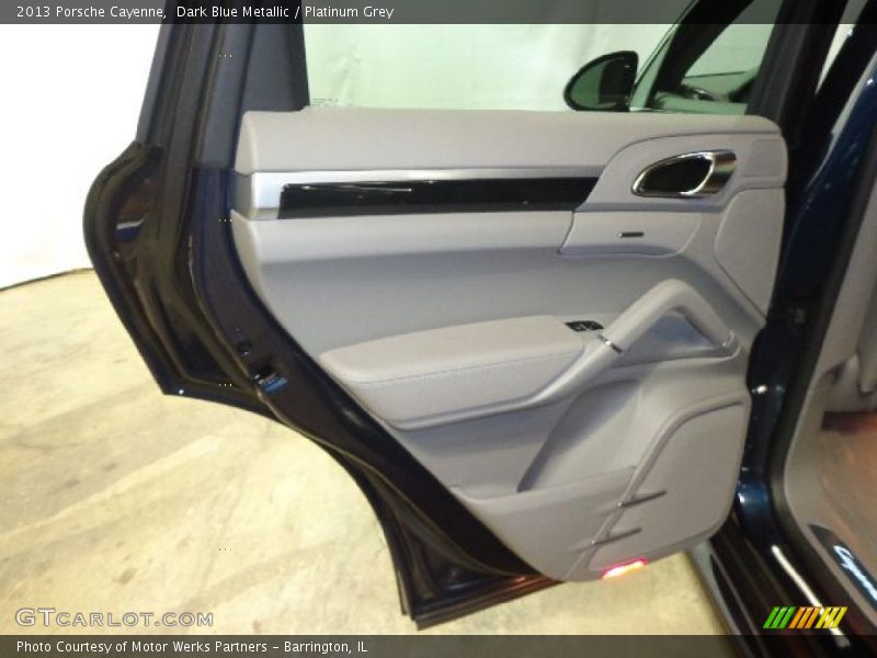 Dark Blue Metallic / Platinum Grey 2013 Porsche Cayenne