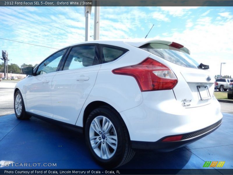 Oxford White / Stone 2012 Ford Focus SEL 5-Door