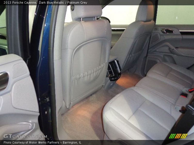 Dark Blue Metallic / Platinum Grey 2013 Porsche Cayenne