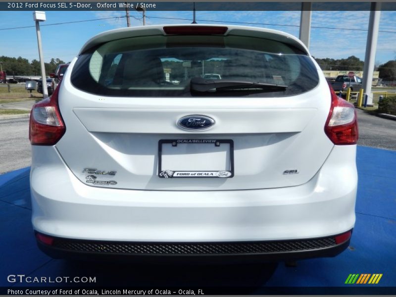 Oxford White / Stone 2012 Ford Focus SEL 5-Door