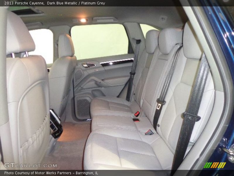 Dark Blue Metallic / Platinum Grey 2013 Porsche Cayenne