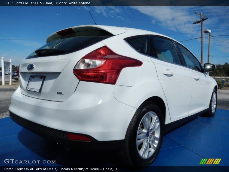Oxford White / Stone 2012 Ford Focus SEL 5-Door
