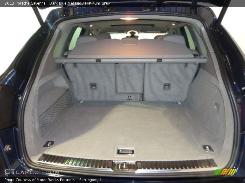 Dark Blue Metallic / Platinum Grey 2013 Porsche Cayenne