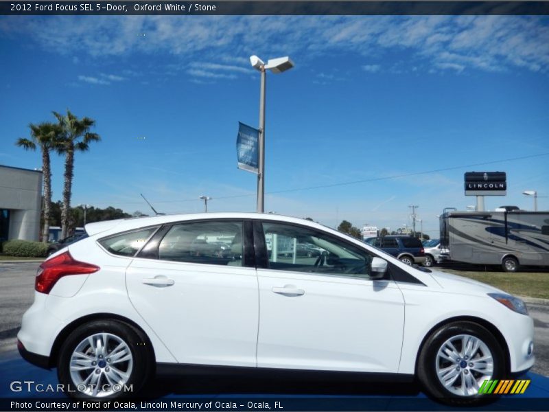 Oxford White / Stone 2012 Ford Focus SEL 5-Door