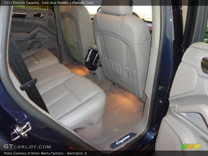 Dark Blue Metallic / Platinum Grey 2013 Porsche Cayenne
