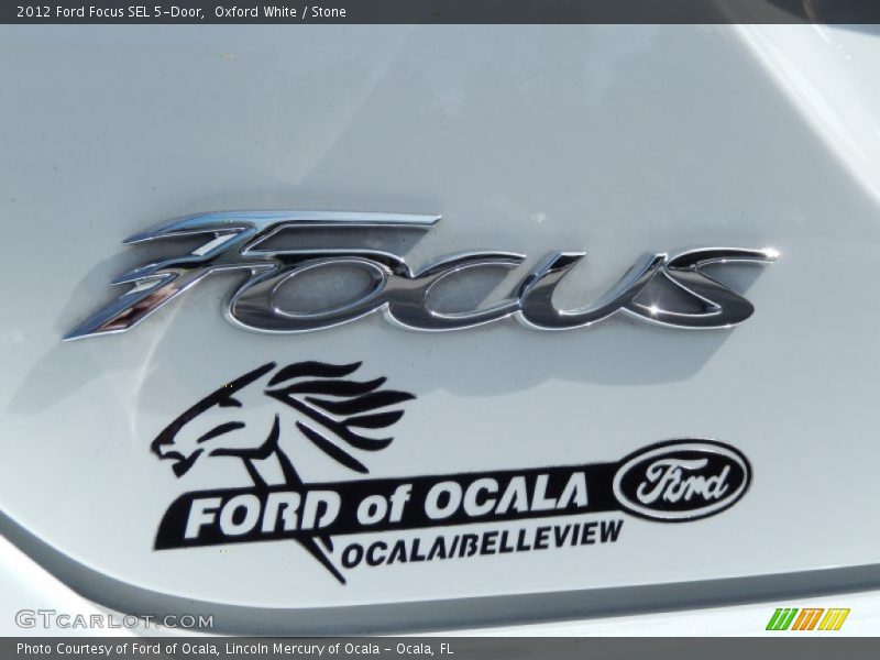 Oxford White / Stone 2012 Ford Focus SEL 5-Door