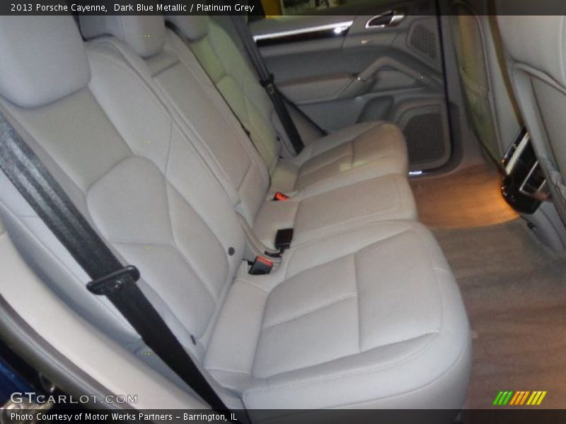 Dark Blue Metallic / Platinum Grey 2013 Porsche Cayenne